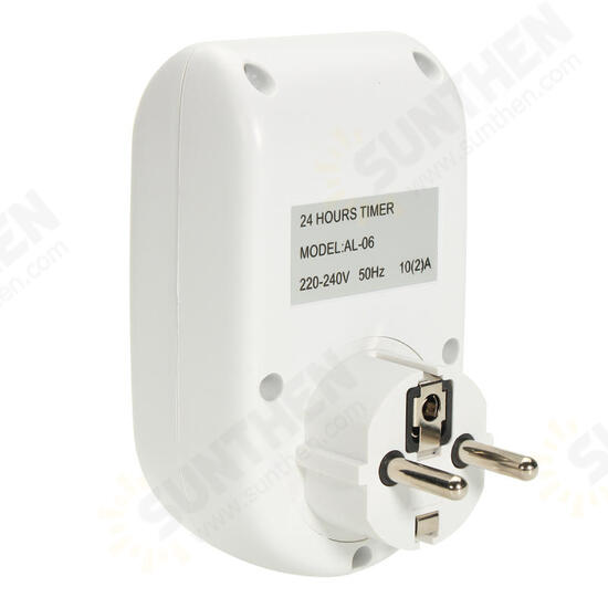 220V LCD Digital Timer Socket Timing Outlet Switch Digital Timer Switch Multifunctional EU Plug