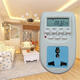 220V LCD Digital Timer Socket Timing Outlet Switch Digital Timer Switch Multifunctional EU Plug