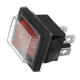 220V16A 20A 125V ON/OFF Red Switch Spare Waterproof Switch For Industrial Vacuum Suction Machines