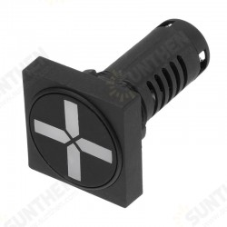 22mm Square-shaped Indicator Isolation Switch Position Two-color Indicator Light 22mm Square-shaped Indicator Isolation Switch Position Two-color Indicator Light