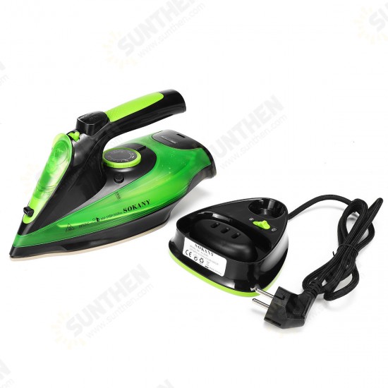 2400W 220V Cordless Steam Iron Multifunction Clothes Docking Station Dry Ironing Industry