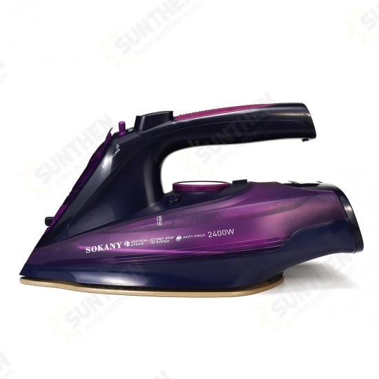 2400W 220V Cordless Steam Iron Multifunction Clothes Docking Station Dry Ironing Industry