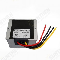 24V To 12V 15A 180W Waterproof DC/DC Voltage Converter Regulator Transformer Power Adapter 24V To 12V 15A 180W Waterproof DC/DC Voltage Converter Regulator Transformer Power Adapter