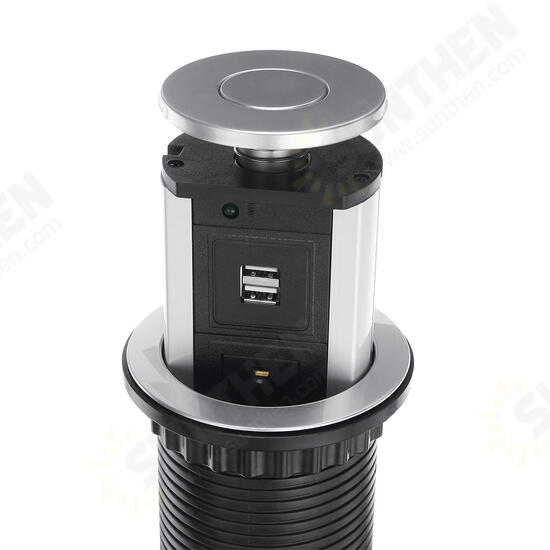 2500W US Plug 3/4/5/6 Socket Power 2.5A USB Charger Hidden Kitchen Table Electrical Socket 2500W US Plug 3/4/5/6 Socket Power 2.5A USB Charger Hidden Kitchen Table Electrical Socket