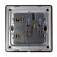 250V 10A 1 Gang 2 Ways 5 Holes Wall Switch Socket with Screws 250V 10A 1 Gang 2 Ways 5 Holes Wall Switch Socket with Screws