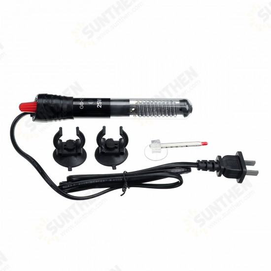 25/50/100/200/300/500W Fish Tank Automatic Thermostat Aquarium Heating Rod