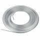 25ft Brake Pipe Copper Line 3/8'' OD Steel Zinc Silver Brake Line Fuel Tubing Kit