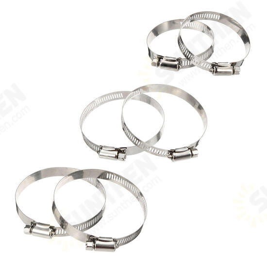 2Pcs 60MM/75MM/80MM Warm Air Ducting Hose Clamp Clip for Eberspacher Webasto Propex