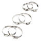 2Pcs 60MM/75MM/80MM Warm Air Ducting Hose Clamp Clip for Eberspacher Webasto Propex 2Pcs 60MM/75MM/80MM Warm Air Ducting Hose Clamp Clip for Eberspacher Webasto Propex