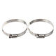 2Pcs 60MM/75MM/80MM Warm Air Ducting Hose Clamp Clip for Eberspacher Webasto Propex 2Pcs 60MM/75MM/80MM Warm Air Ducting Hose Clamp Clip for Eberspacher Webasto Propex