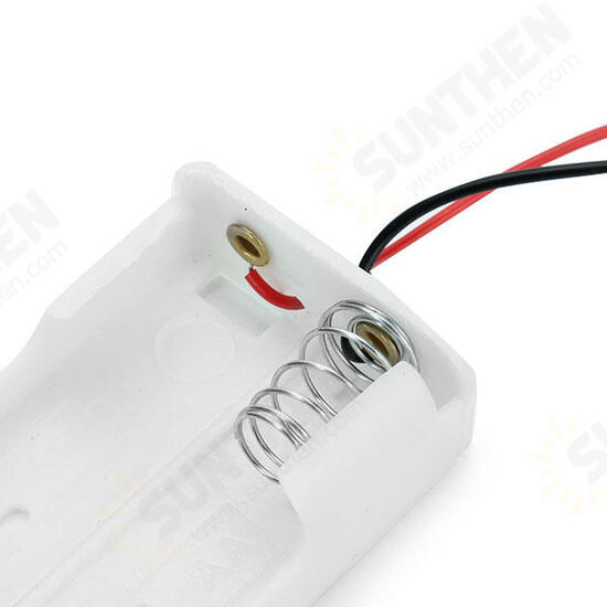 2X 1.5V AA Battery Holder Case Enclosed Box With Wires 10pcs 2X 1.5V AA Battery Holder Case Enclosed Box With Wires 10pcs