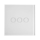 3 Gang 1 Way WIFI Smart Light Touch Remote Control Wall Switch For Amazon Alexa