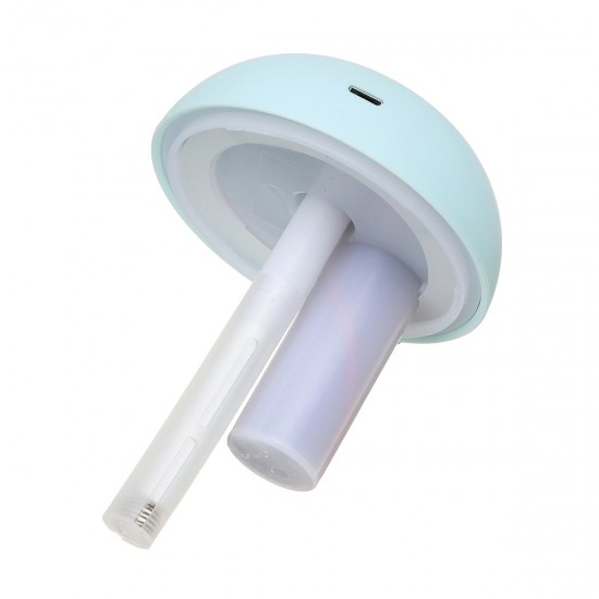 3 IN 1 DC 5V 200ml Mushroom Humidifier USB Recharge LED Light Fan Air Mist Purifier