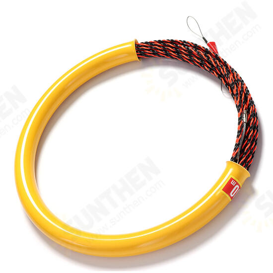 30M 5mm Cable Push Puller Conduit Snake Cable Rodder Fish Tape Wire Guide