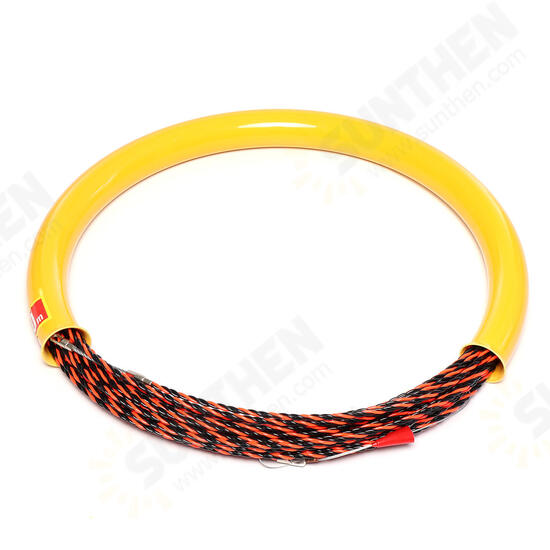 30M 5mm Cable Push Puller Conduit Snake Cable Rodder Fish Tape Wire Guide