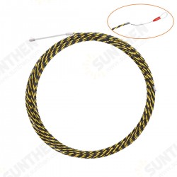 30M 6.5mm Spiral Cable Puller Conduit Snake Cable Rodder Fish Tape Wire Guide
