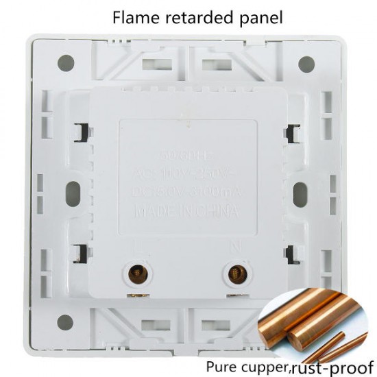 3.1A AC Power Wall Receptacle Socket Plate Charger Outlet Panel with 4 USB Port