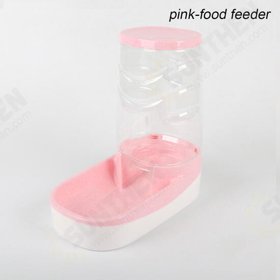 3.8L Large Automatic Pet Food Drink Dispenser Dog Cat Feeder Water Bowl Dish Pets Automatic Waterer Food Feeder Dispenser