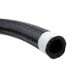 3FT AN4/AN6/AN8/AN10 Car Fuel Hose Oil Gas Line Nylon Stainless Steel Braided Black