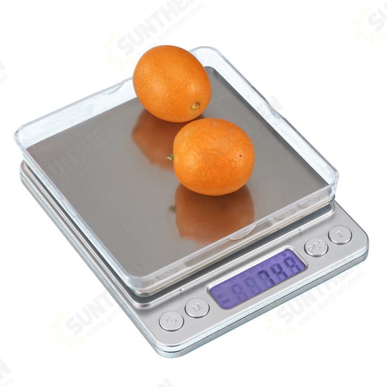 3kg/0.1g Electronic Kitchen Scale Digital Display Weighing Food Scale