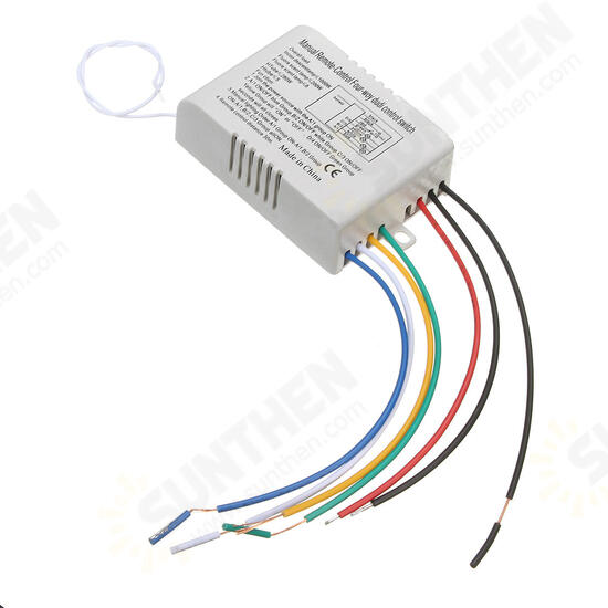 4 Channel Wireless Wall Lamp Switch Splitter Remote Control Receiver Transmitter 4 Channel Wireless Wall Lamp Switch Splitter Remote Control Receiver Transmitter