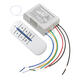 4 Channel Wireless Wall Lamp Switch Splitter Remote Control Receiver Transmitter 4 Channel Wireless Wall Lamp Switch Splitter Remote Control Receiver Transmitter
