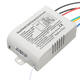 4 Channel Wireless Wall Lamp Switch Splitter Remote Control Receiver Transmitter 4 Channel Wireless Wall Lamp Switch Splitter Remote Control Receiver Transmitter