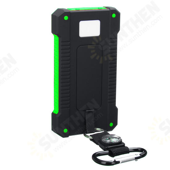 4000mah Intelligent Solar Panel Charger Solar Power Bank LED 2 USB Battery Charger Waterproof