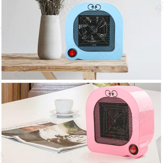 400W Mini Protable Space Heater Cartoon Type Desktop Electric Heater Fan Fast Heating 400W Mini Protable Space Heater Cartoon Type Desktop Electric Heater Fan Fast Heating