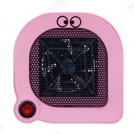 400W Mini Protable Space Heater Cartoon Type Desktop Electric Heater Fan Fast Heating 400W Mini Protable Space Heater Cartoon Type Desktop Electric Heater Fan Fast Heating