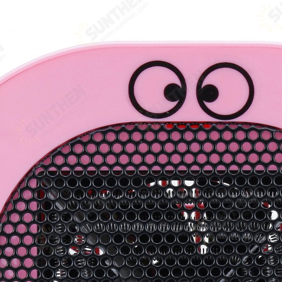 400W Mini Protable Space Heater Cartoon Type Desktop Electric Heater Fan Fast Heating 400W Mini Protable Space Heater Cartoon Type Desktop Electric Heater Fan Fast Heating