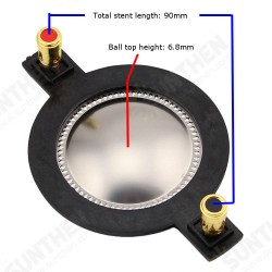 44.4mm Titanium Diaphragm High Pitched Membrane General Voice Coil 44.4mm Titanium Diaphragm High Pitched Membrane General Voice Coil