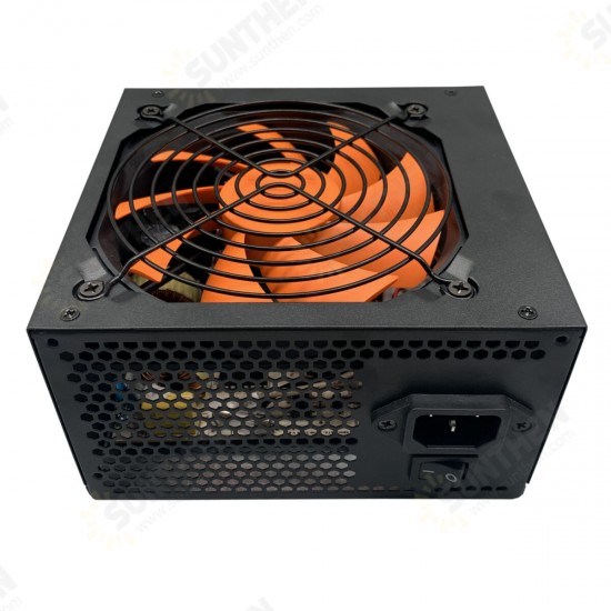 450W Gaming PC Desktop Computer ATX 12V Power Supply 24 Pin PCI 120mm LED Fan