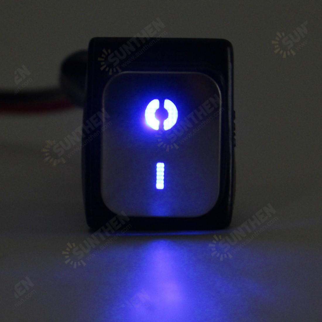 4PIN Rocker Lock Switch 12V-24V 15A On-Off LED Rocker Switch Waterproof