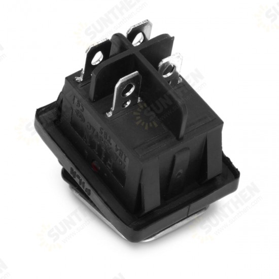 4PIN Rocker Lock Switch 12V-24V 15A On-Off LED Rocker Switch Waterproof 4PIN Rocker Lock Switch 12V-24V 15A On-Off LED Rocker Switch Waterproof