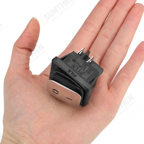 4PIN Rocker Lock Switch 12V-24V 15A On-Off LED Rocker Switch Waterproof