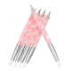 5 X 2 Way Ball Styluses Dotting Tools Silicone Color Shaper Brushes Pen for Polymer Clay Pottery