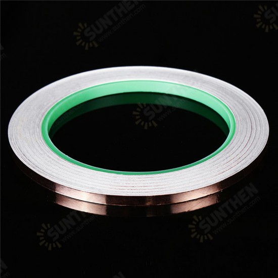 50M Copper Foil Tape Conductive Adhesive for EMI Shielding Heat Resist Tape 50M Copper Foil Tape Conductive Adhesive for EMI Shielding Heat Resist Tape