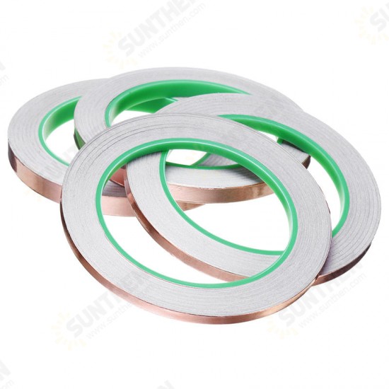 50M Copper Foil Tape Conductive Adhesive for EMI Shielding Heat Resist Tape 50M Copper Foil Tape Conductive Adhesive for EMI Shielding Heat Resist Tape