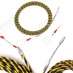 5M/10M/15M/20M/25M 6mm Spiral Cable Puller Conduit Snake Cable Rodder Fish Tape Wire Guide 5M/10M/15M/20M/25M 6mm Spiral Cable Puller Conduit Snake Cable Rodder Fish Tape Wire Guide