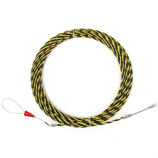5M/10M/15M/20M/25M 6mm Spiral Cable Puller Conduit Snake Cable Rodder Fish Tape Wire Guide