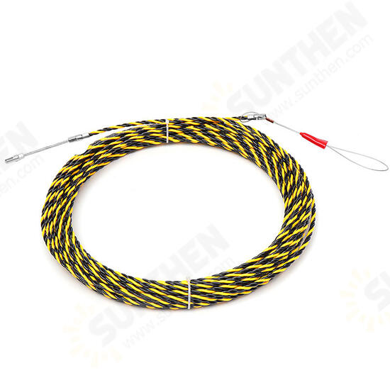 5M/10M/15M/20M/25M 6mm Spiral Cable Puller Conduit Snake Cable Rodder Fish Tape Wire Guide 5M/10M/15M/20M/25M 6mm Spiral Cable Puller Conduit Snake Cable Rodder Fish Tape Wire Guide