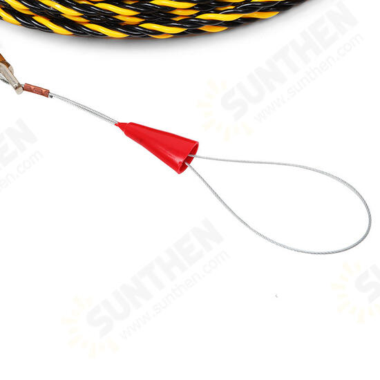 5M/10M/15M/20M/25M 6mm Spiral Cable Puller Conduit Snake Cable Rodder Fish Tape Wire Guide 5M/10M/15M/20M/25M 6mm Spiral Cable Puller Conduit Snake Cable Rodder Fish Tape Wire Guide