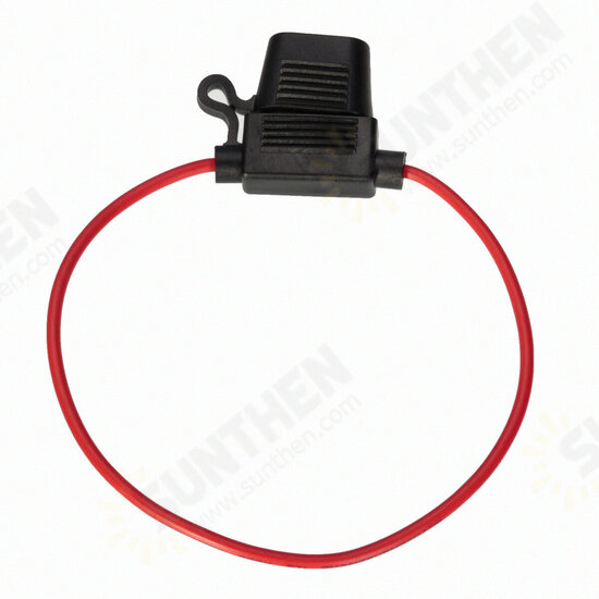 5pcs In Line Standard Blade Fuse Holder Splash Proof for 12V 30A Fuses Car Bike
