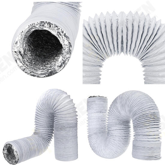 6M Flexible Exhaust Hose Vent Tube For Air Conditioner 13cm Diameter Hose 6M Flexible Exhaust Hose Vent Tube For Air Conditioner 13cm Diameter Hose