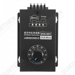 6V-90V 15A DC Motor Controller Speed Regulator PWM Module Controller Switch w/Shell 6V-90V 15A DC Motor Controller Speed Regulator PWM Module Controller Switch w/Shell