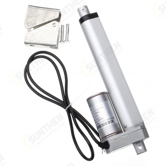 6inch/150mm Aluminum 12V DC Max Load 1000N Linear Actuator Electric Putter Motor 6inch/150mm Aluminum 12V DC Max Load 1000N Linear Actuator Electric Putter Motor