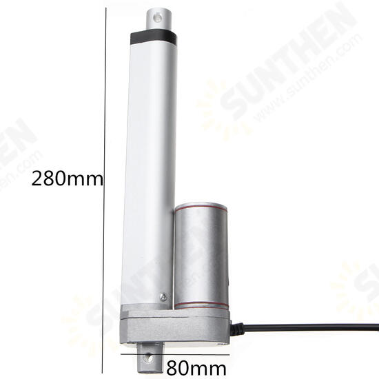 6inch/150mm Aluminum 12V DC Max Load 1000N Linear Actuator Electric Putter Motor 6inch/150mm Aluminum 12V DC Max Load 1000N Linear Actuator Electric Putter Motor