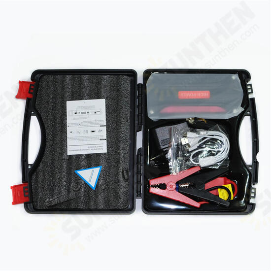 82000mAh 4 USB Multi-function Auto Jump Starter LED Emergency Battery Power Bank