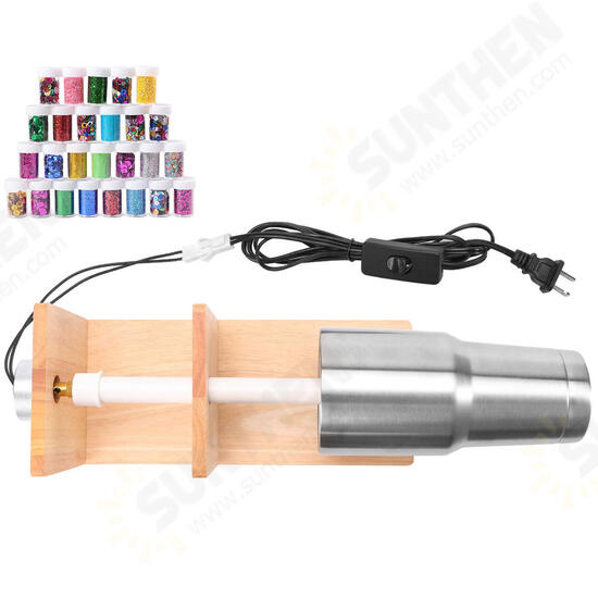 AC 100-127V 4W Rotating Cup Turner Manual Cuptisserie Epoxy Glitter Tumbler Assembled DIY Machine with Motor AC 100-127V 4W Rotating Cup Turner Manual Cuptisserie Epoxy Glitter Tumbler Assembled DIY Machine with Motor